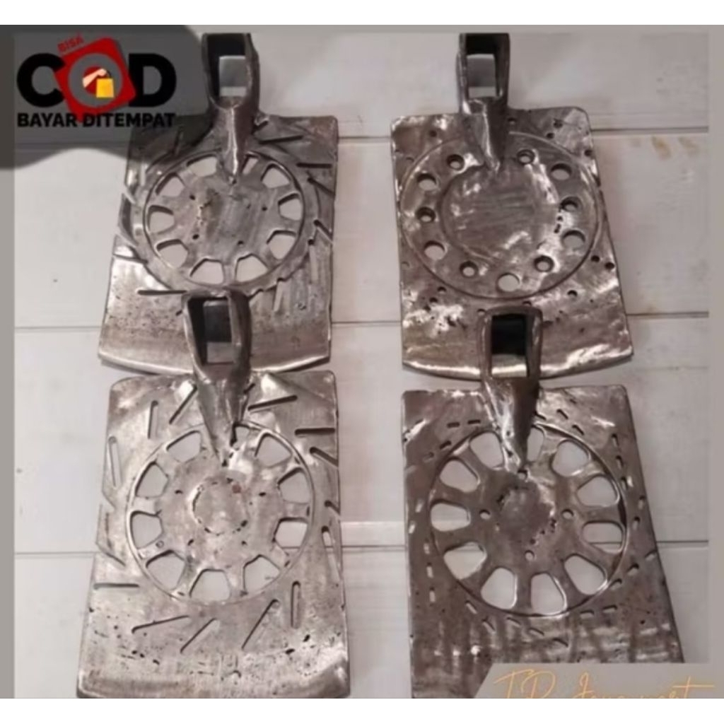 Cangkul Cakram Asli Baja Anti Lengket Ukuran Jumbo