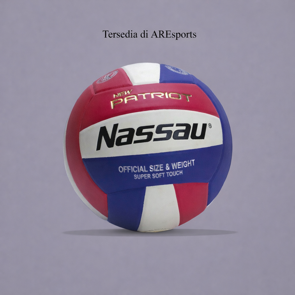 NASSAU BOLA VOLLY NASSAU NEW PATRIOT/VOLI NASSAU SIZE 5 ORIGINAL 100%