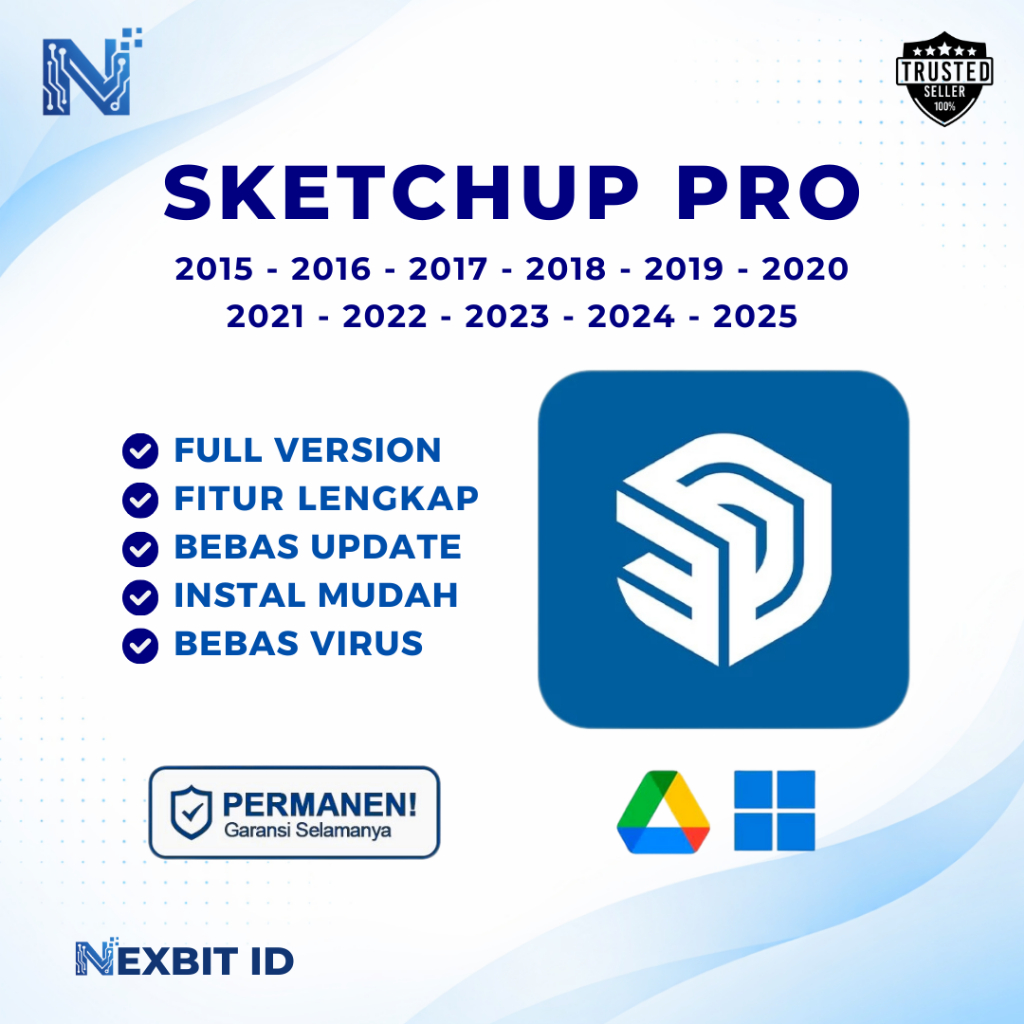 Sketchup Pro 2026 Full Version Original Lifetime + Vray + Enscape + Panduan Instalasi Win Mac
