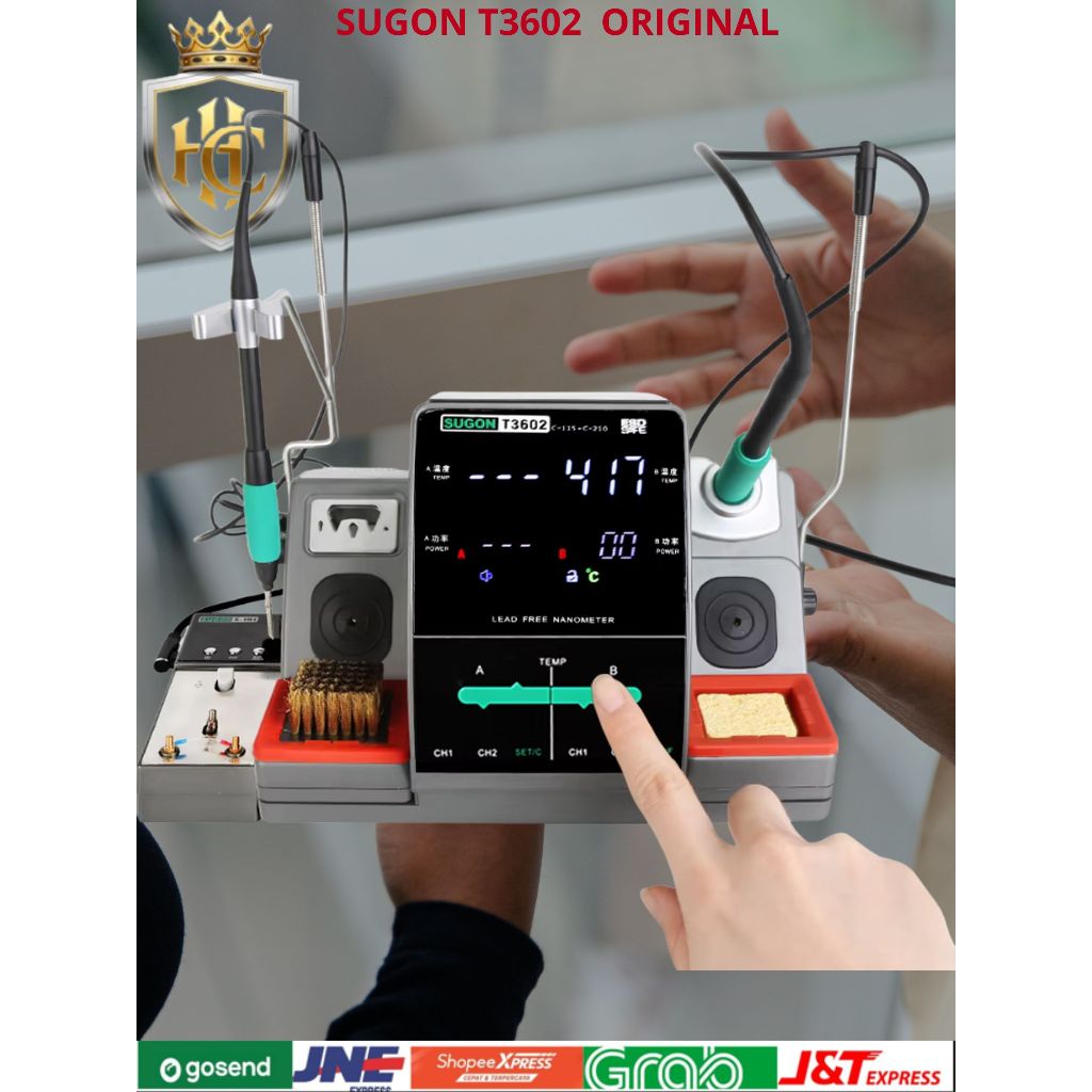 Solder Station SUGON T3602 Free Mata Solder C115 ATAU C210 Original / Solder Station Sugon T3602 / S
