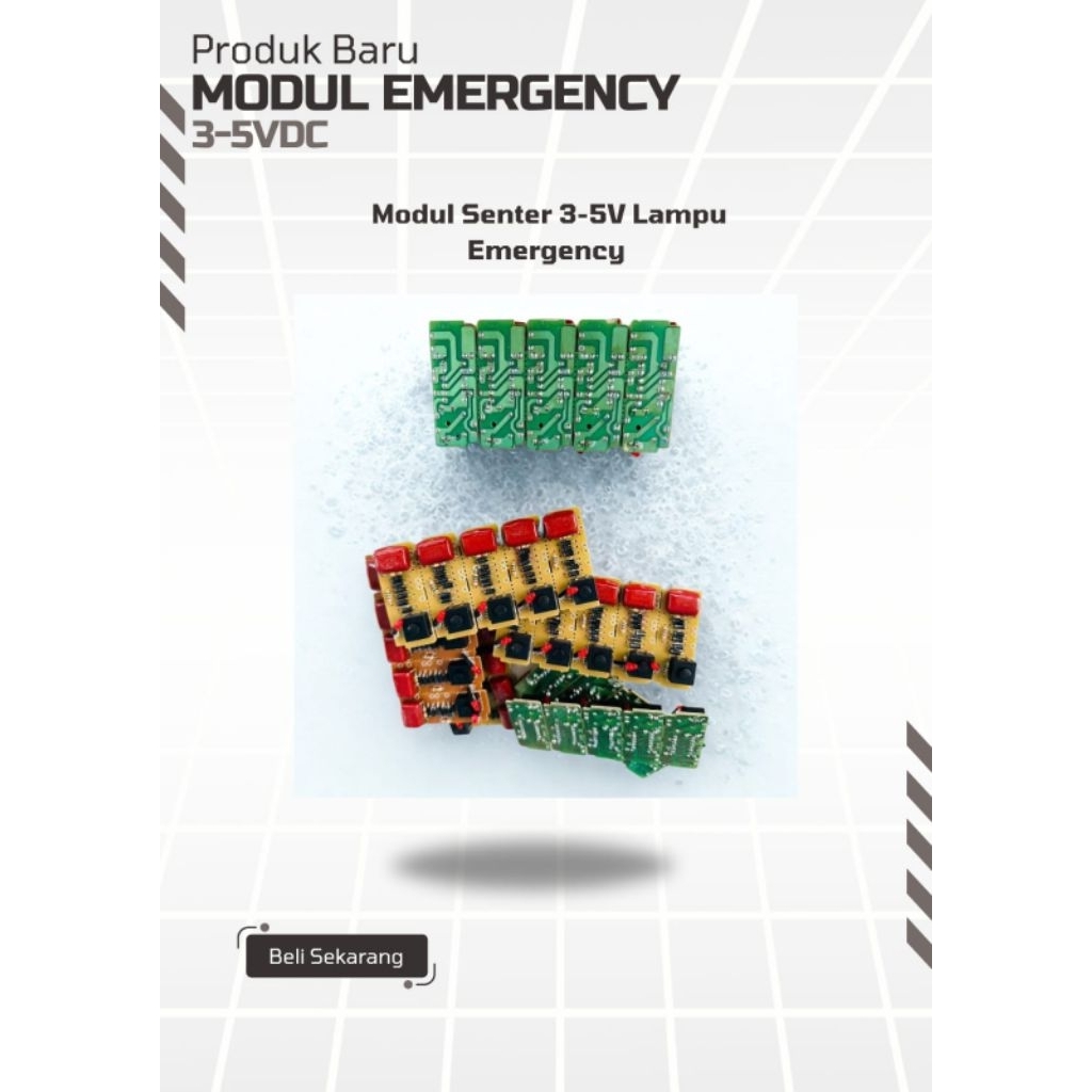 Modul Senter 3-5V Lampu Emergency