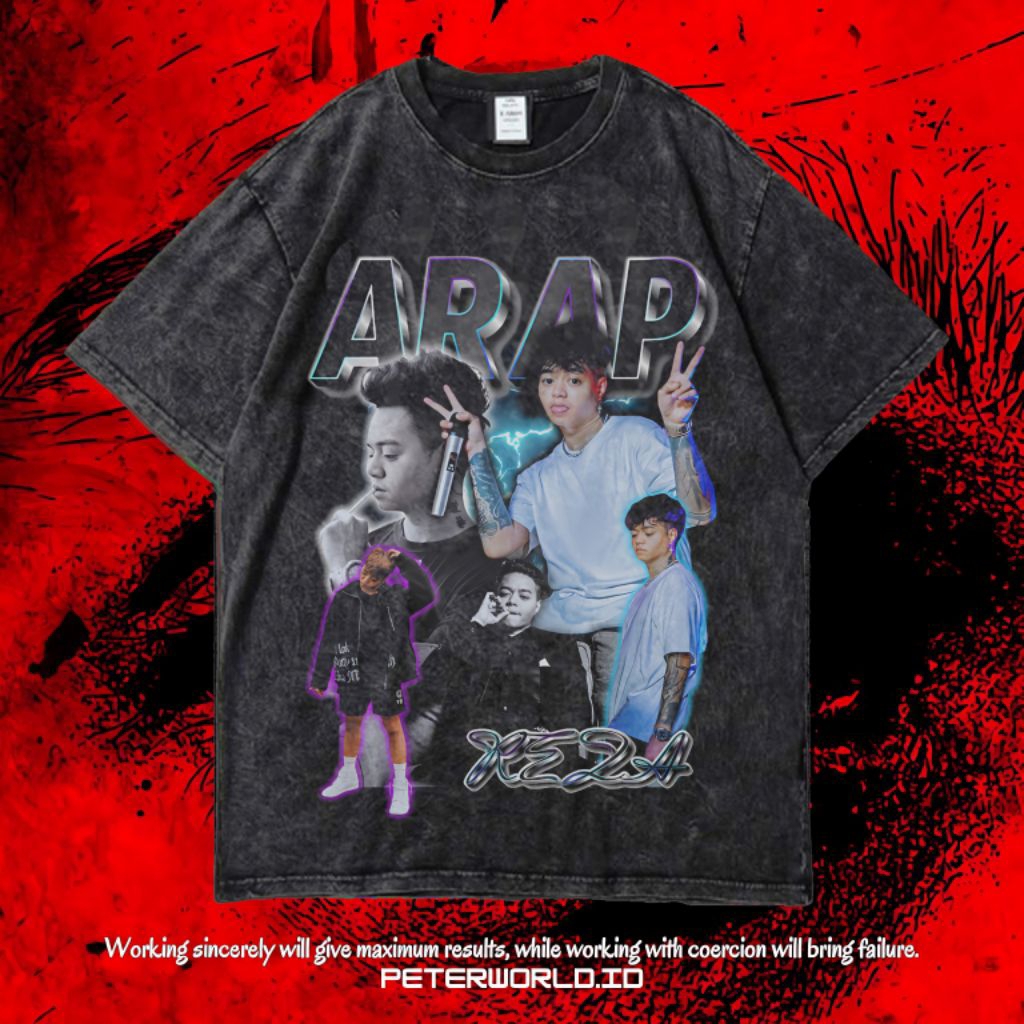 KAOS OVERSIZED / KAOS WASHED / STONE WASH / OVERSIZED T SHIRT / KAOS REZA ARAP WASHING VINTAGE TEE