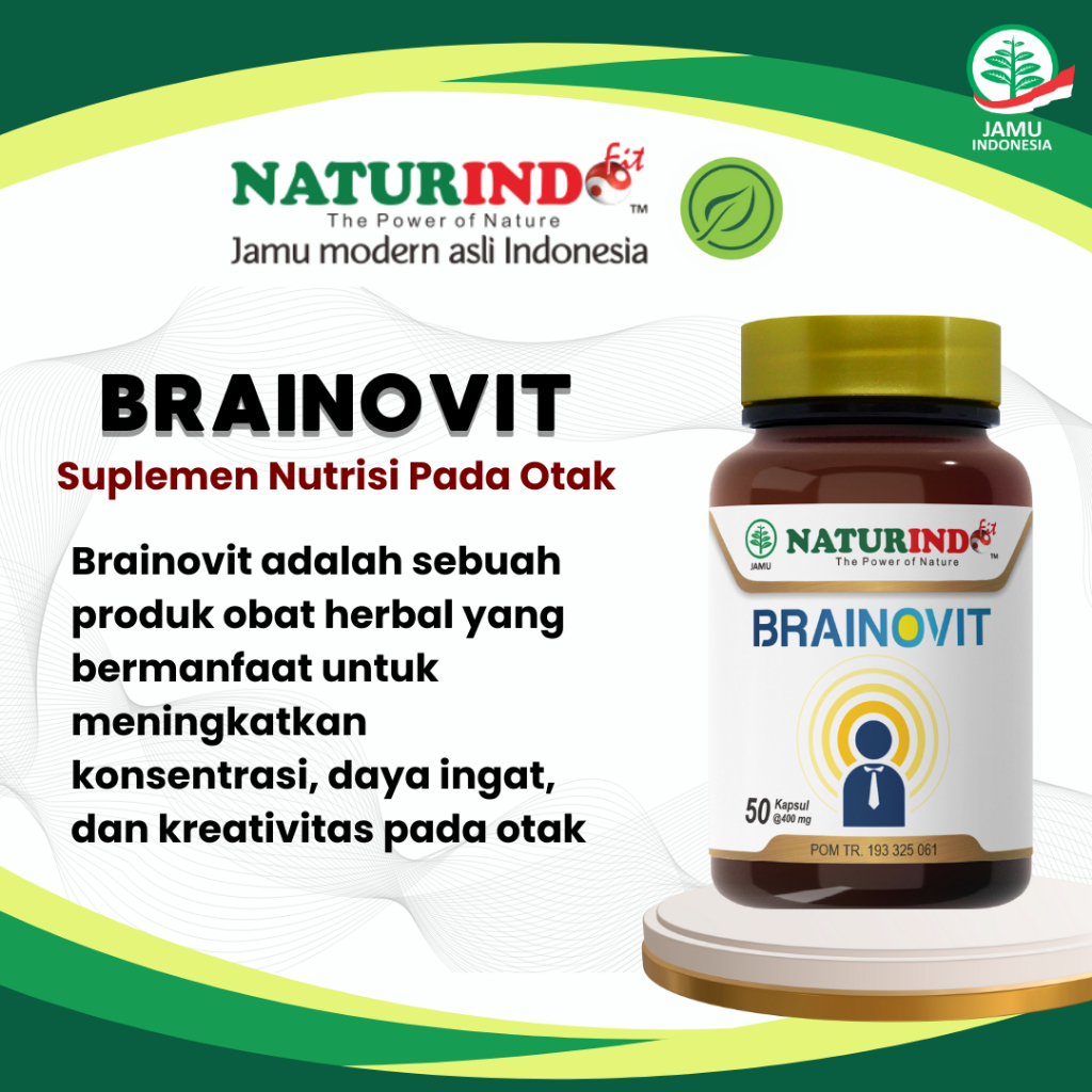 Brainovit Vitamin Otak Anak Dewasa Naturindo