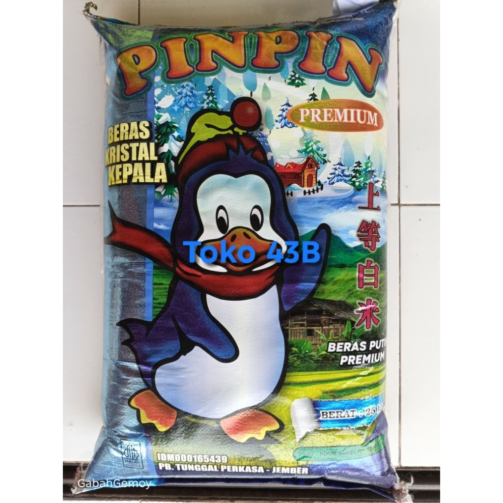 Beras Pinpin 25kg instant Surabaya