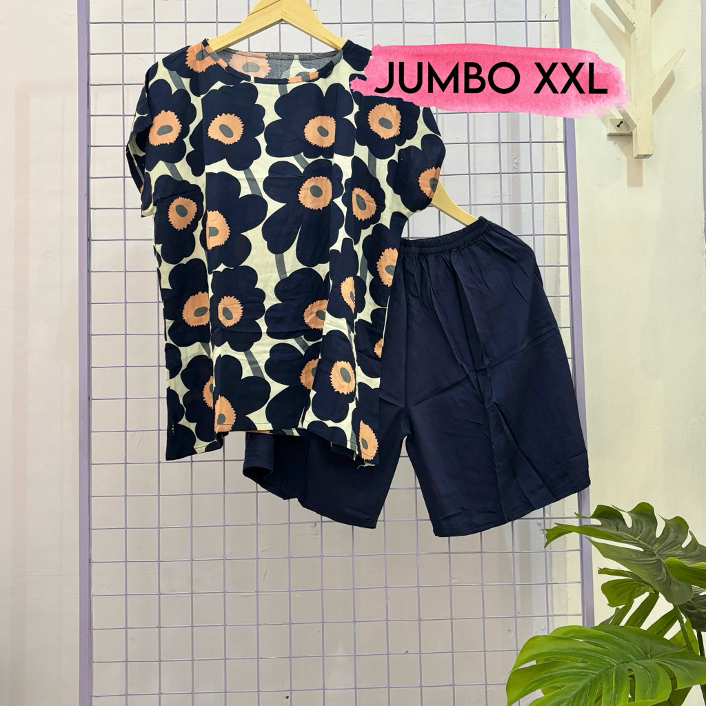 BABYDOLL ONESET SETCEL JUMBO PENDEK RAYON MURAH PDPDJ