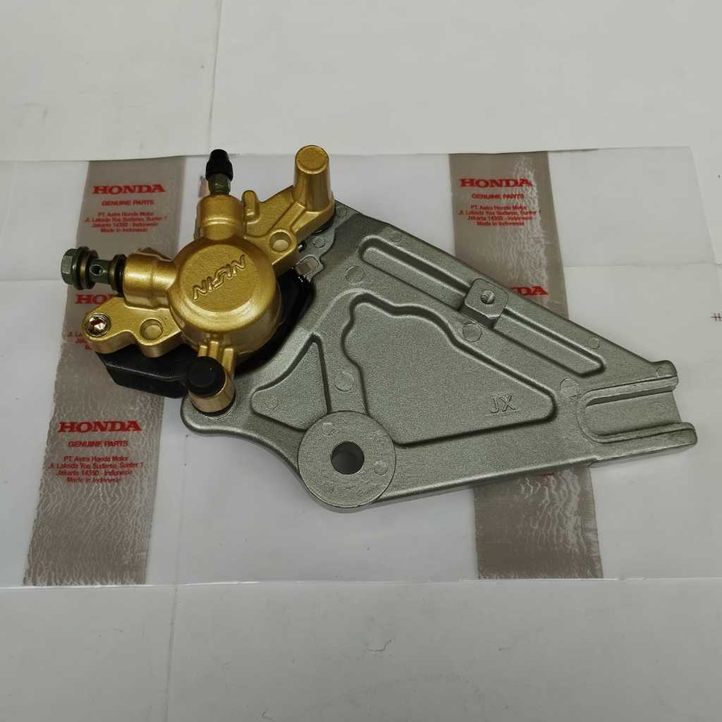 KALIPER BELAKANG DAN BREKET SUPRA X 125/BLADE NEW/SUPRA X 125 HELM IN (KALIPER + BREKET)