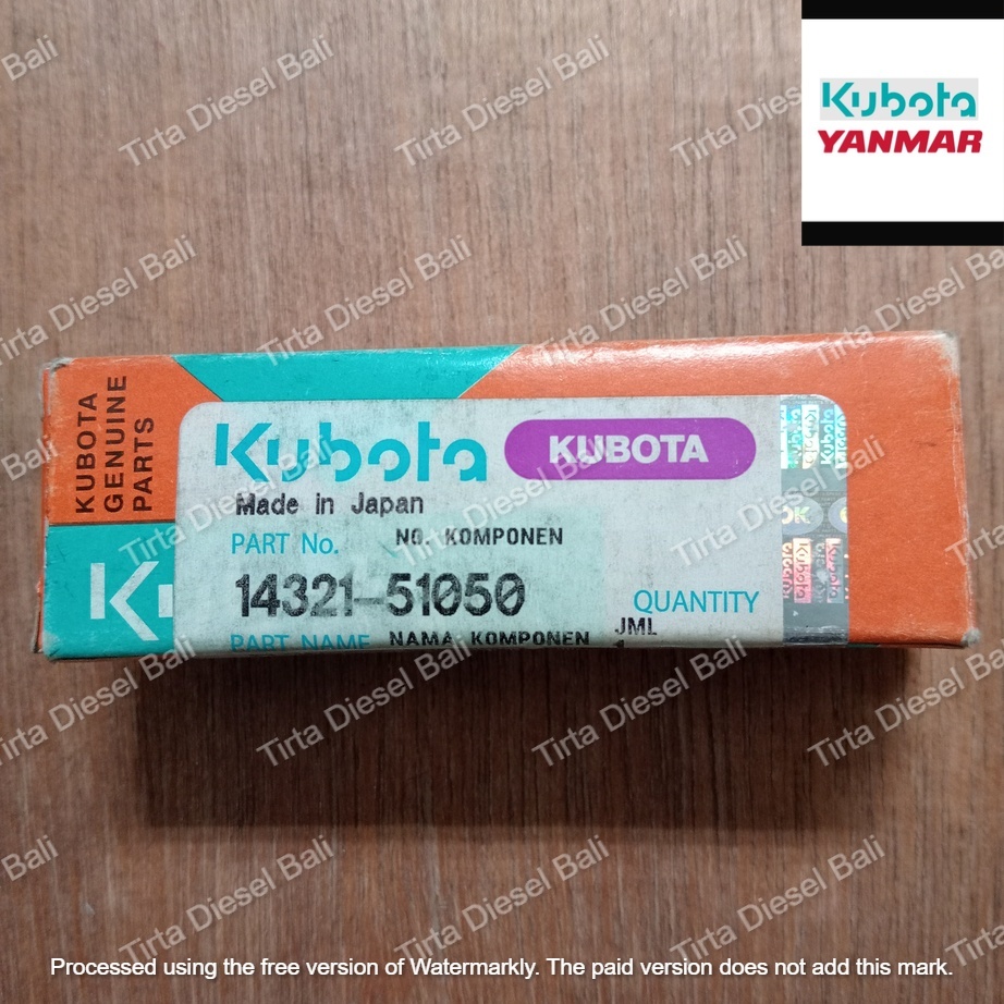 KUBOTA PLUNGER PLUNYER BOSPOM RD 65 S / RD 75 14321-51050 ORIGINAL