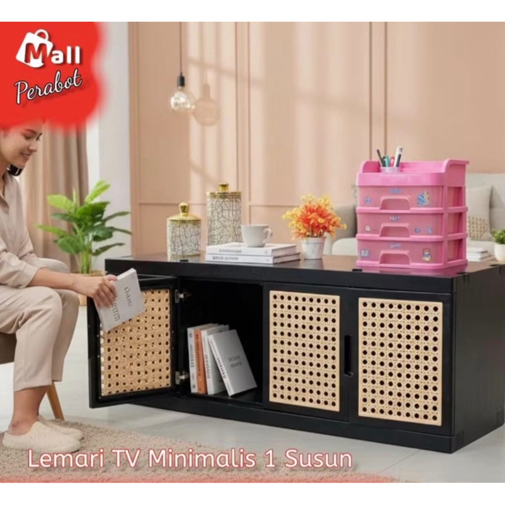 lemari tv anak kost
