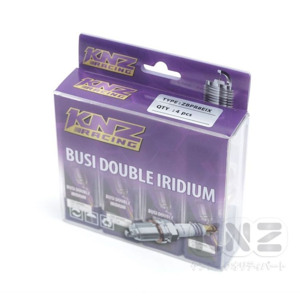 Busi racing double iridium ZBPR8EIX (satria r) KNZ