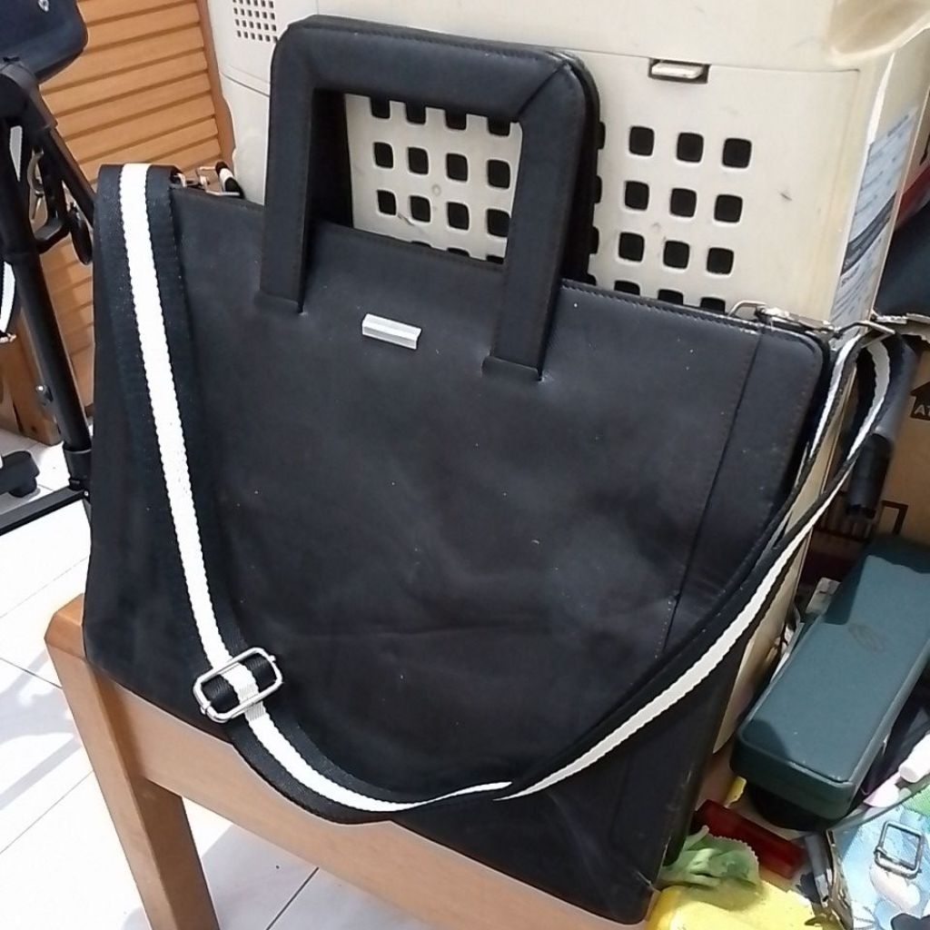 Tas Kerja Kulit Asli Model Vintage DAKS...