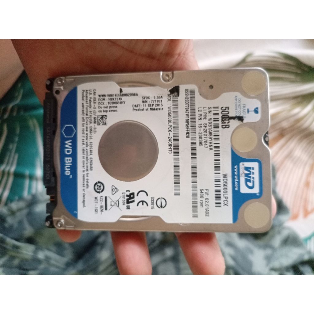 hardisk laptop 500gb bekas