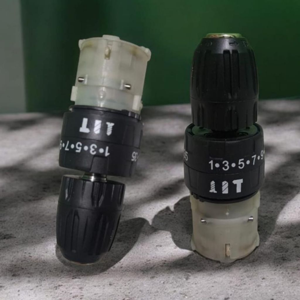 Gearbox set + Chuck Cordless impact drill//Sudah ada fitur drill//GEARBOXSET + CHUCK, sudah 3 mode