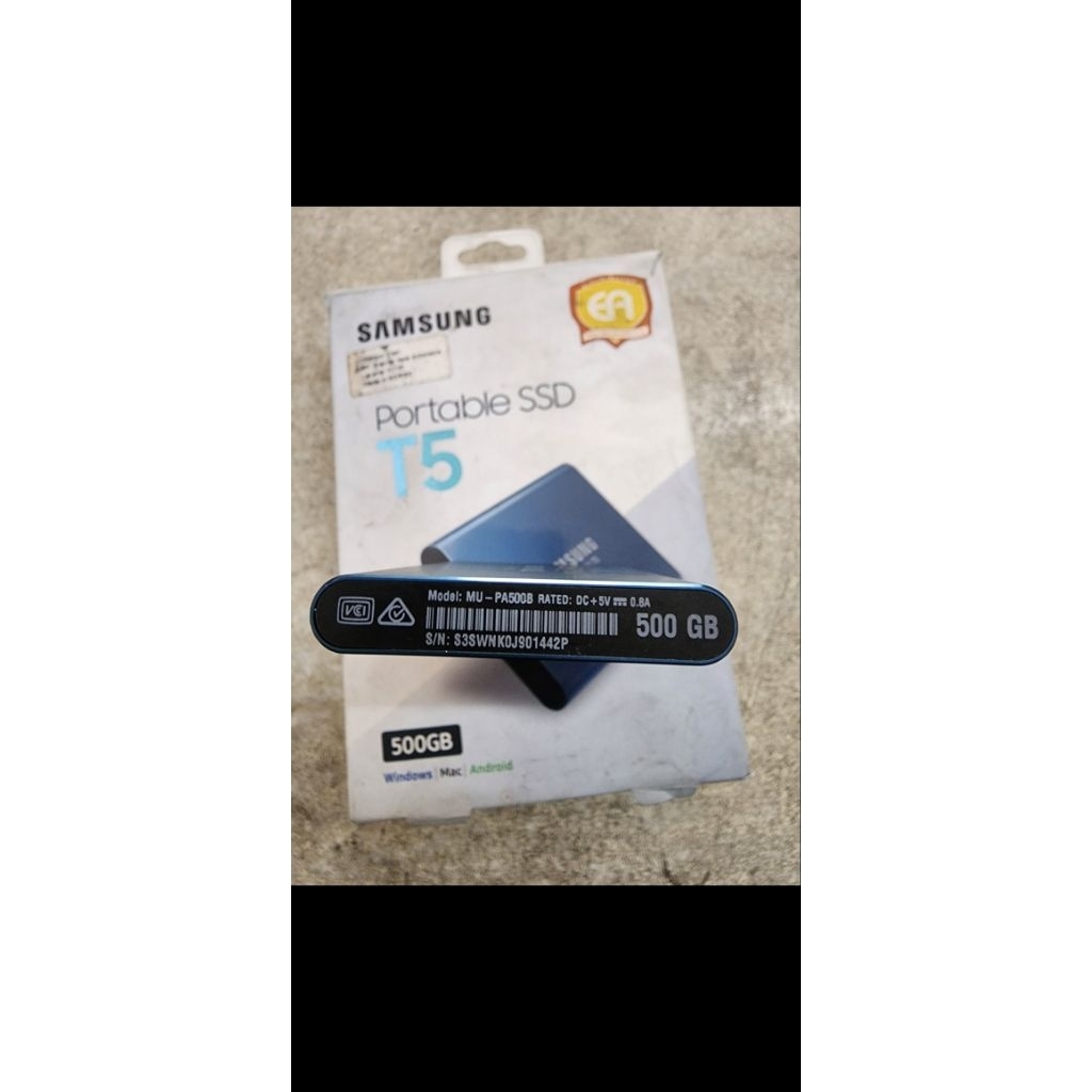 Ssd portable samsung 500gb