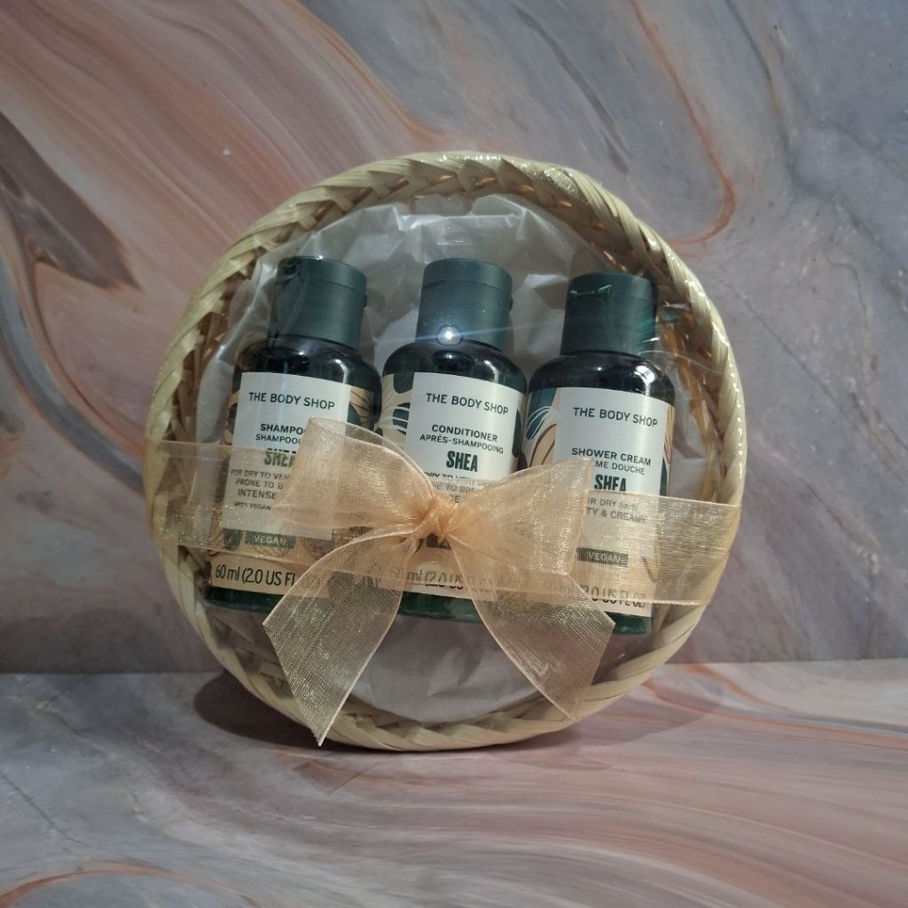 the body shop gift shea paket seserahan kado | gift body shop asli murah | paket the body shop asli 