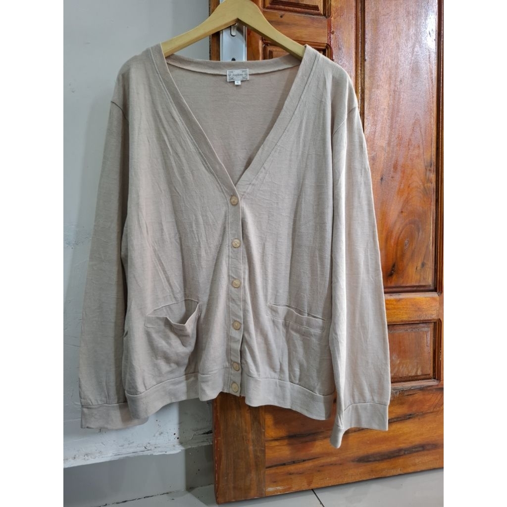 Cardigan Kaos Wanita Adem Lengan Panjang