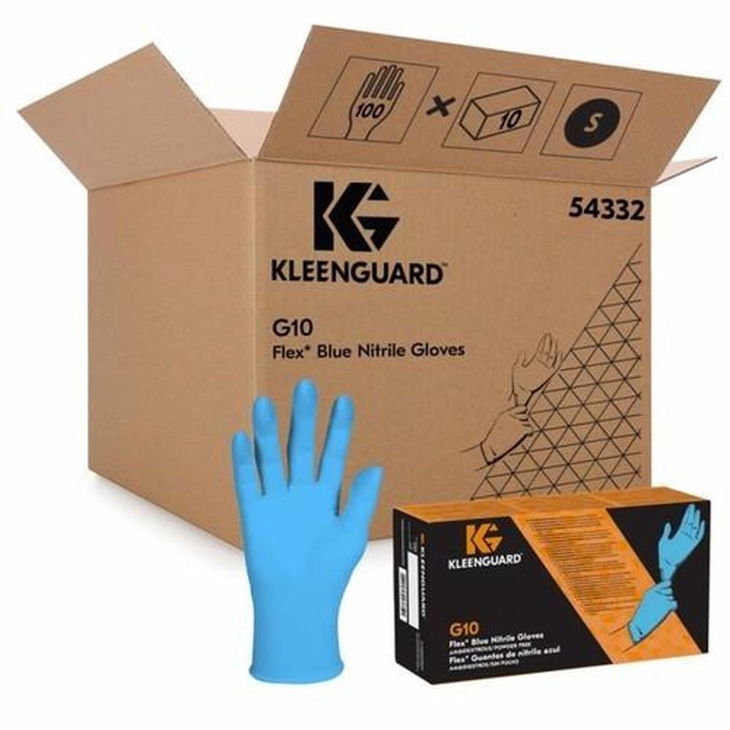 Sarung Tangan Kleenguard G10 Flex Blue Nitrile Gloves
