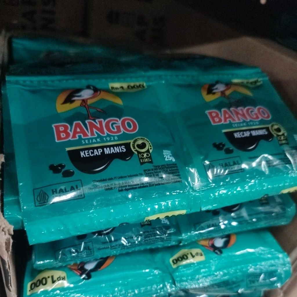 kecap bango manis sachet/ dus