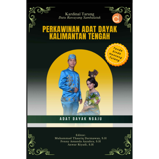 Buku Perkawinan Adat Dayak Kalimantan Tengah Adat Dayak Ngaju - Buku ori -
