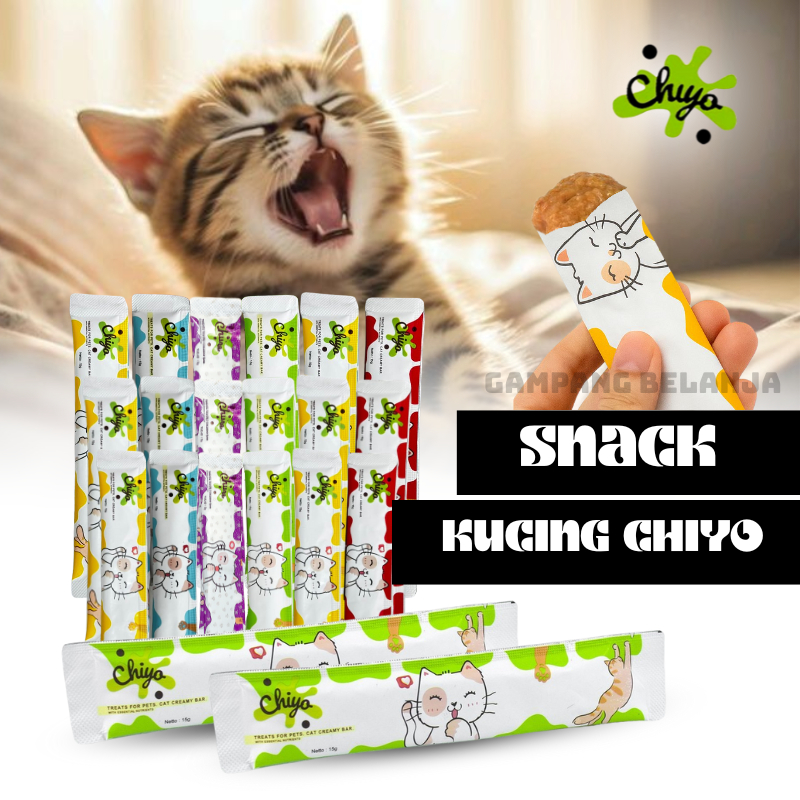 15 gr Cat Strip Creamy Snack Kucing /Makanan Snack Kucing Adult Kitten Cat Strips/Cat Strip
