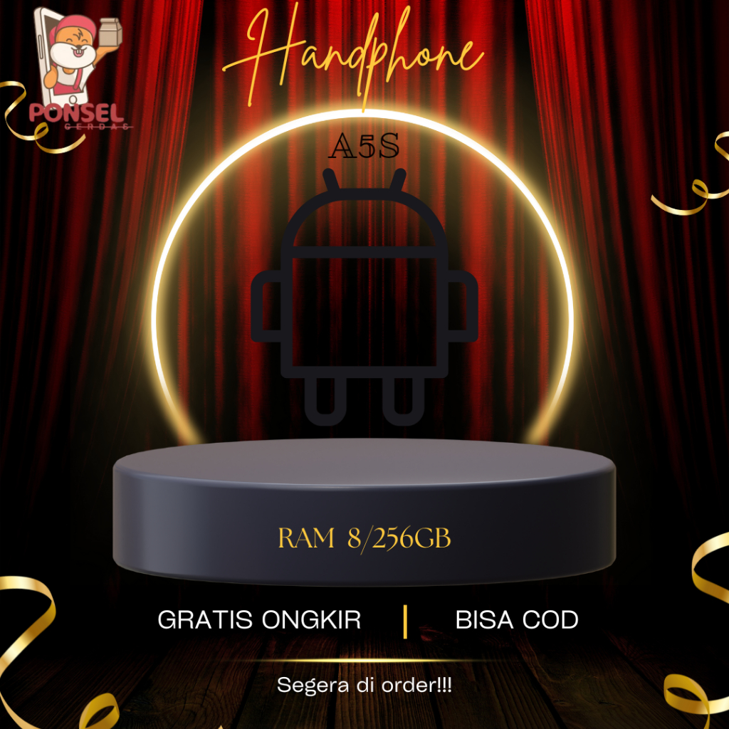 PonselCerdas_ Android A5s Ram 8/256GB Garansi 1 Tahun
