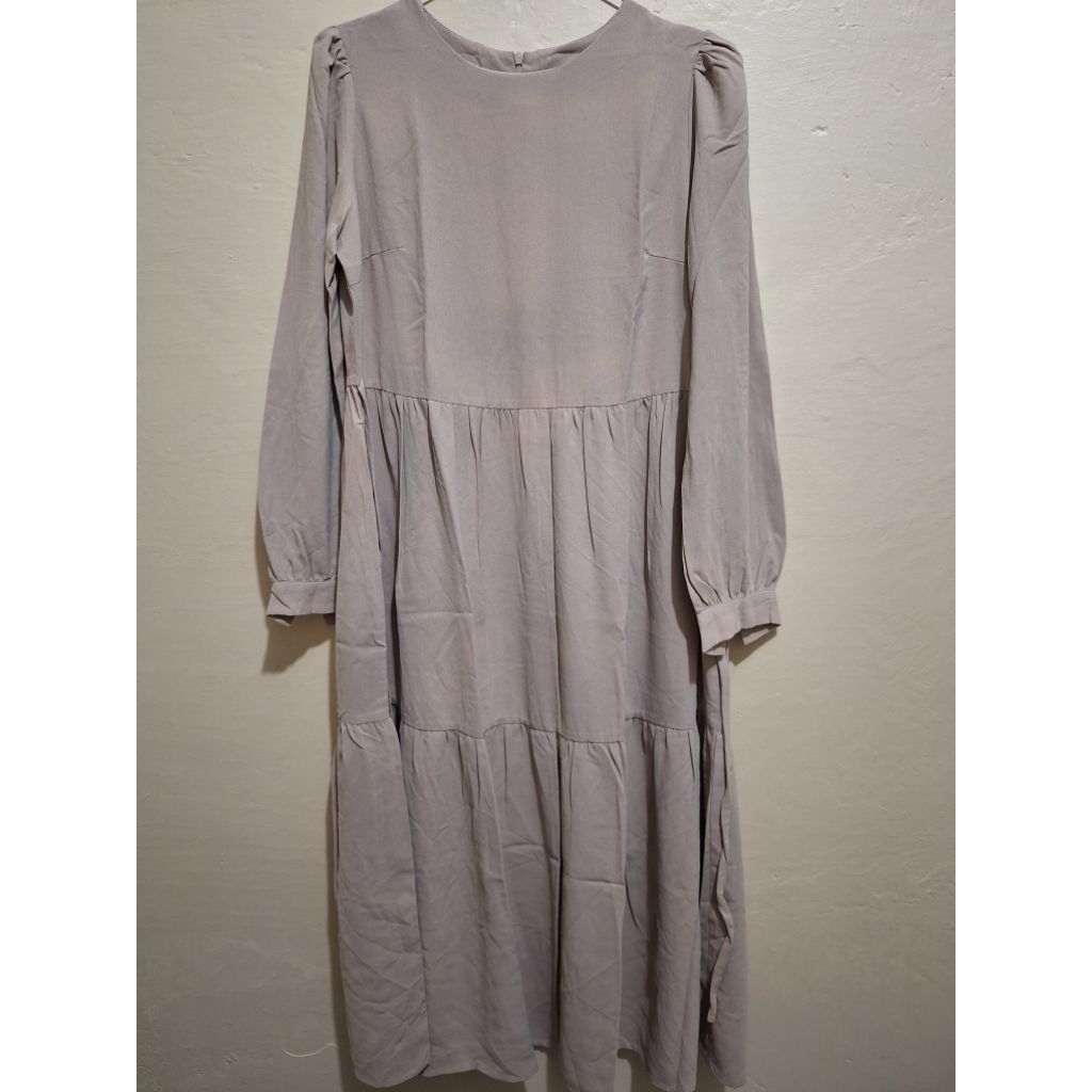 Dress Brown / Dress Warna Coklat / Gamis Coklat Umpak