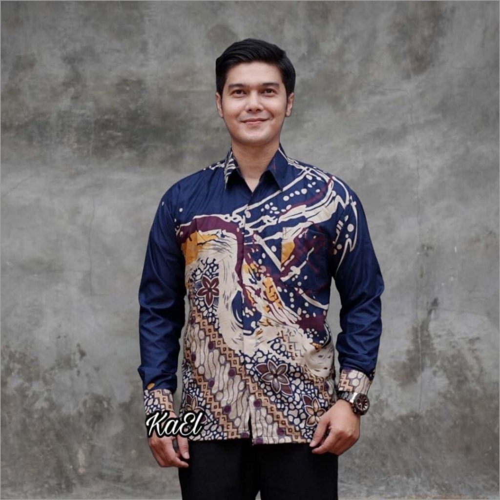 kemeja panjang batik batik pria / kemeja batik / kemeja panjang / kemeja pria / kemeja slim