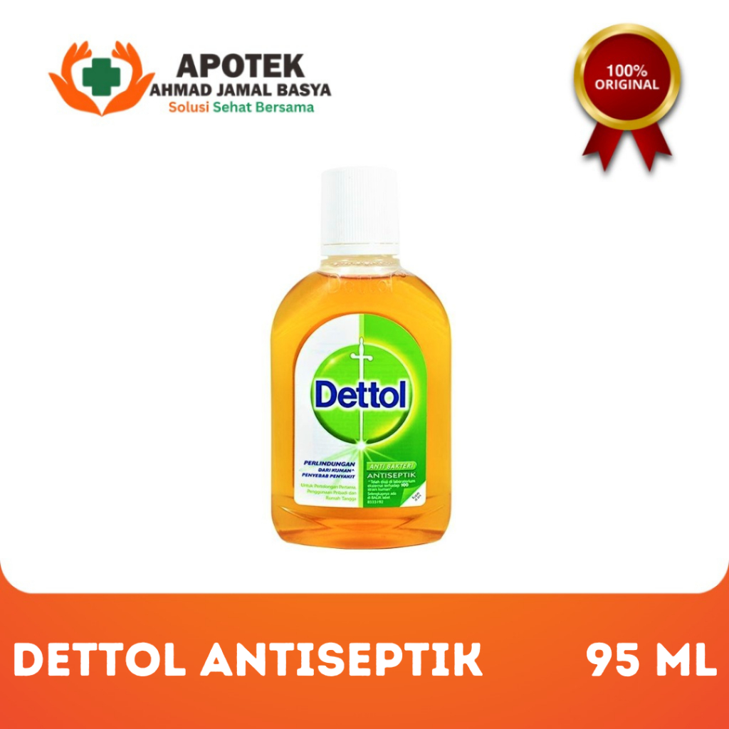 Dettol Antiseptik Cair 95 ml - Antiseptik
