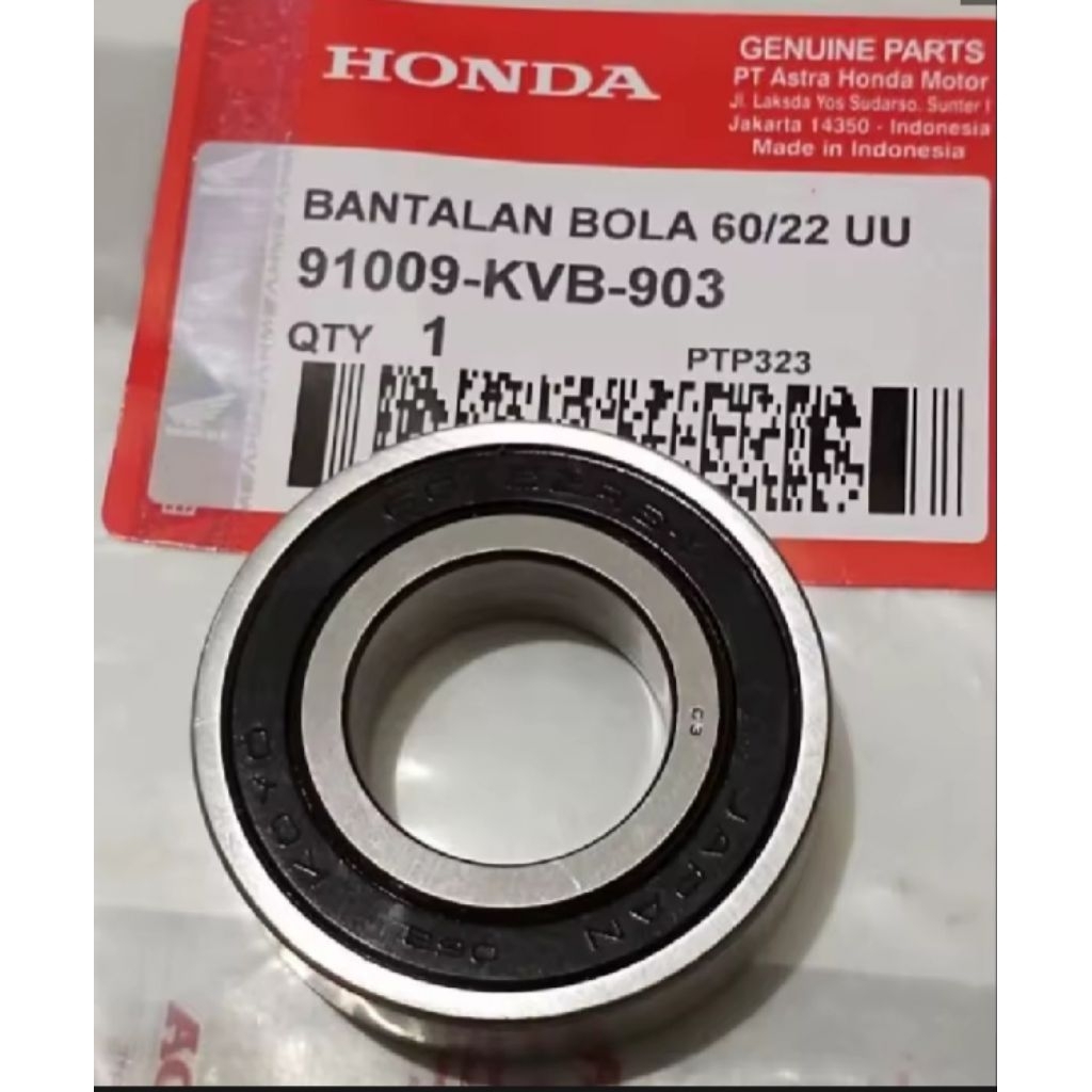 LAHER BEARING 60/22 BANTALAN RODA BELAKANG HONDA BEAT VARIO BEAT FI