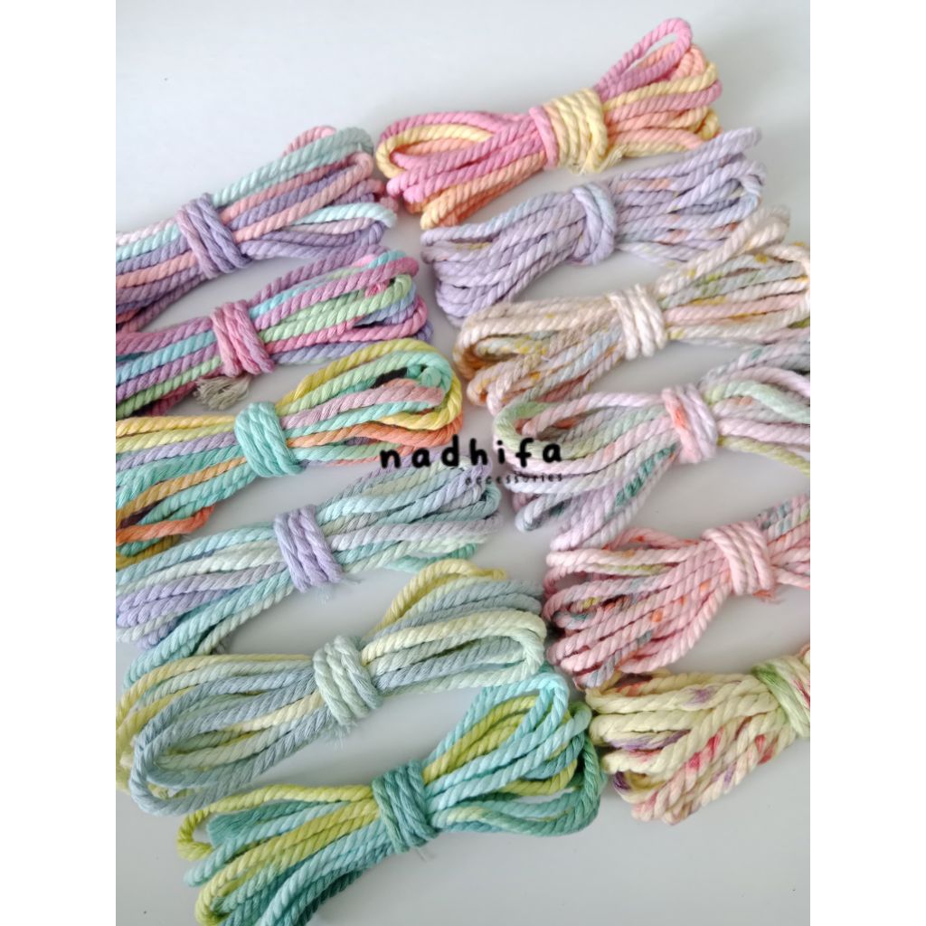 Tali macrame gradasi 4mm 5meter