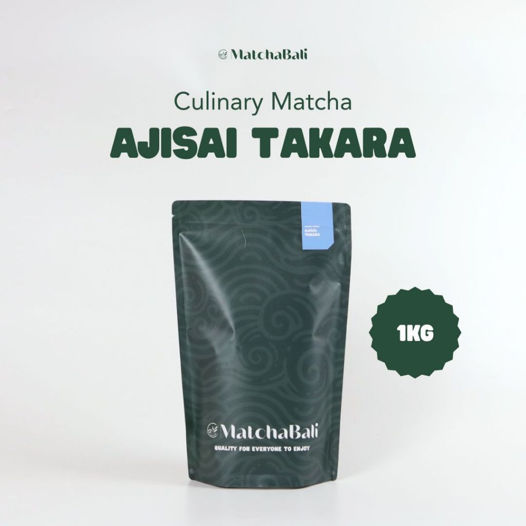 Japanese Culinary Matcha Powder 1kg – Bubuk Minuman Matcha - Ajisai Takara by Matcha Bali