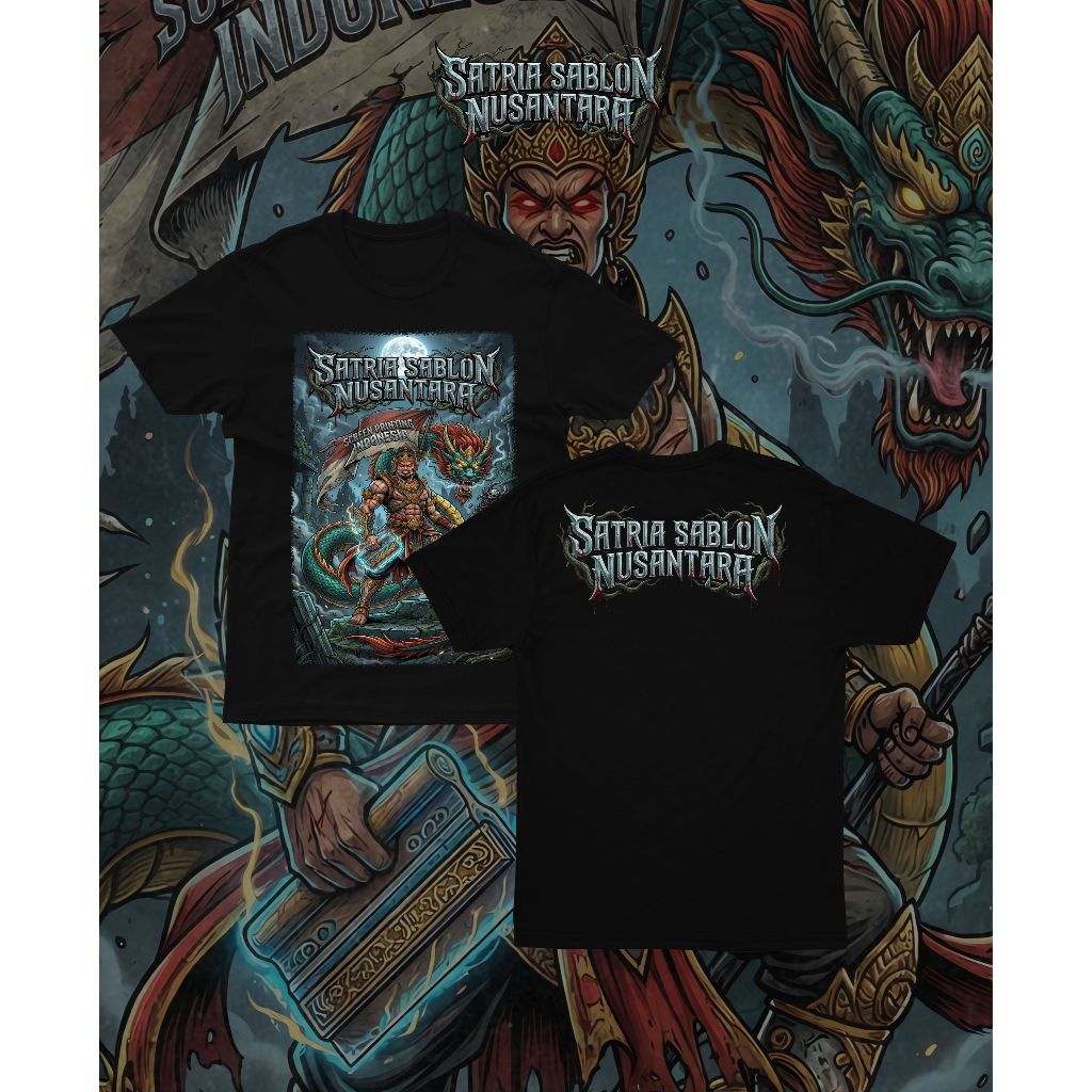 Kaos Satria Sablon Nusantara Volume 1