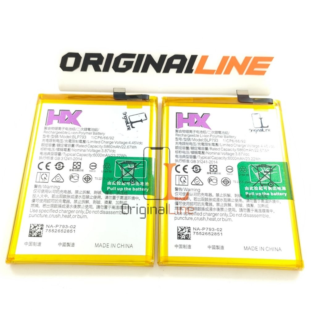 BATERAI BLP-793 / BLP 793 / BLP793 / FOR REALME C11 / C12 / C15 / C25 / BATT / BATTERY HX
