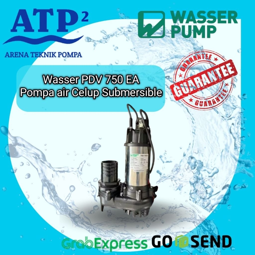 Wasser PDV 750 EA Pompa Submersible Pompa Celup