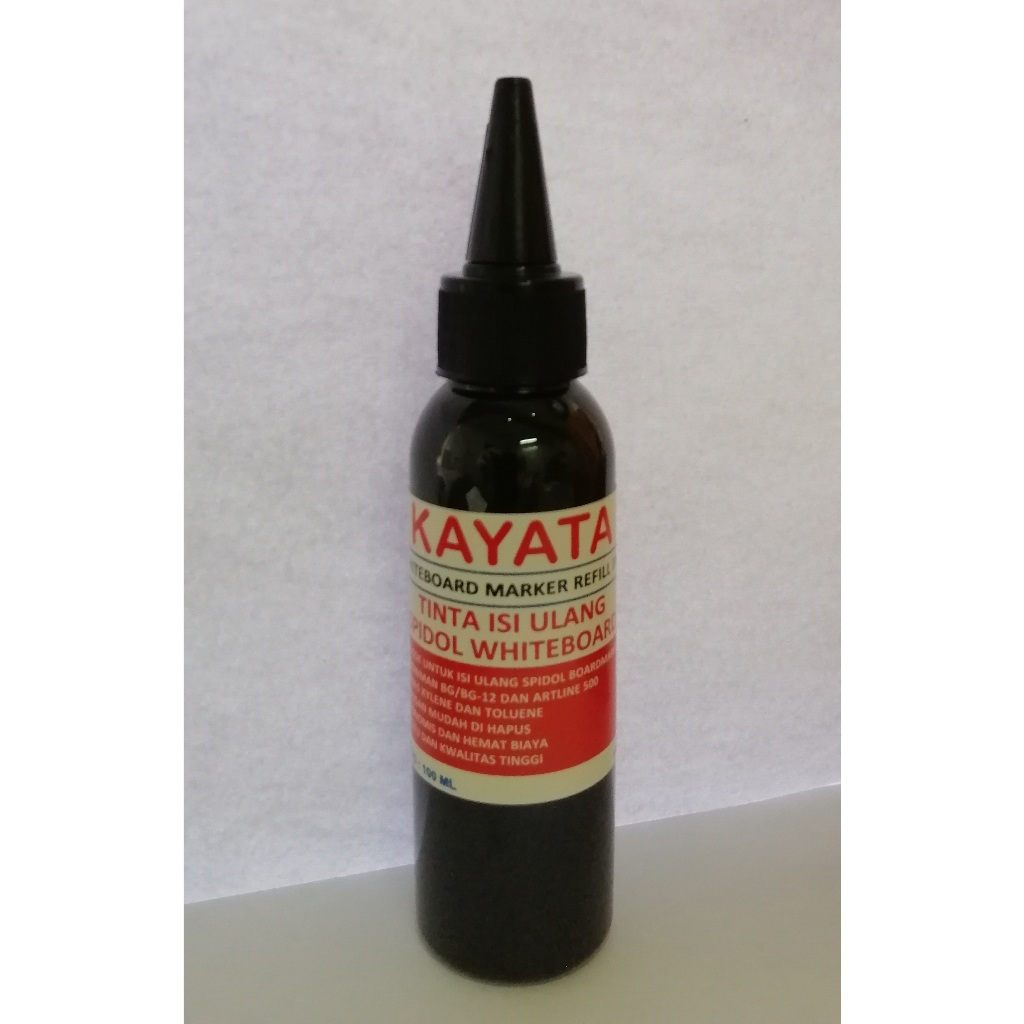 Tinta Spidol Whiteboard Kayata 100ml Tinta isi ulang dan refill spidol whiteboard-per botol