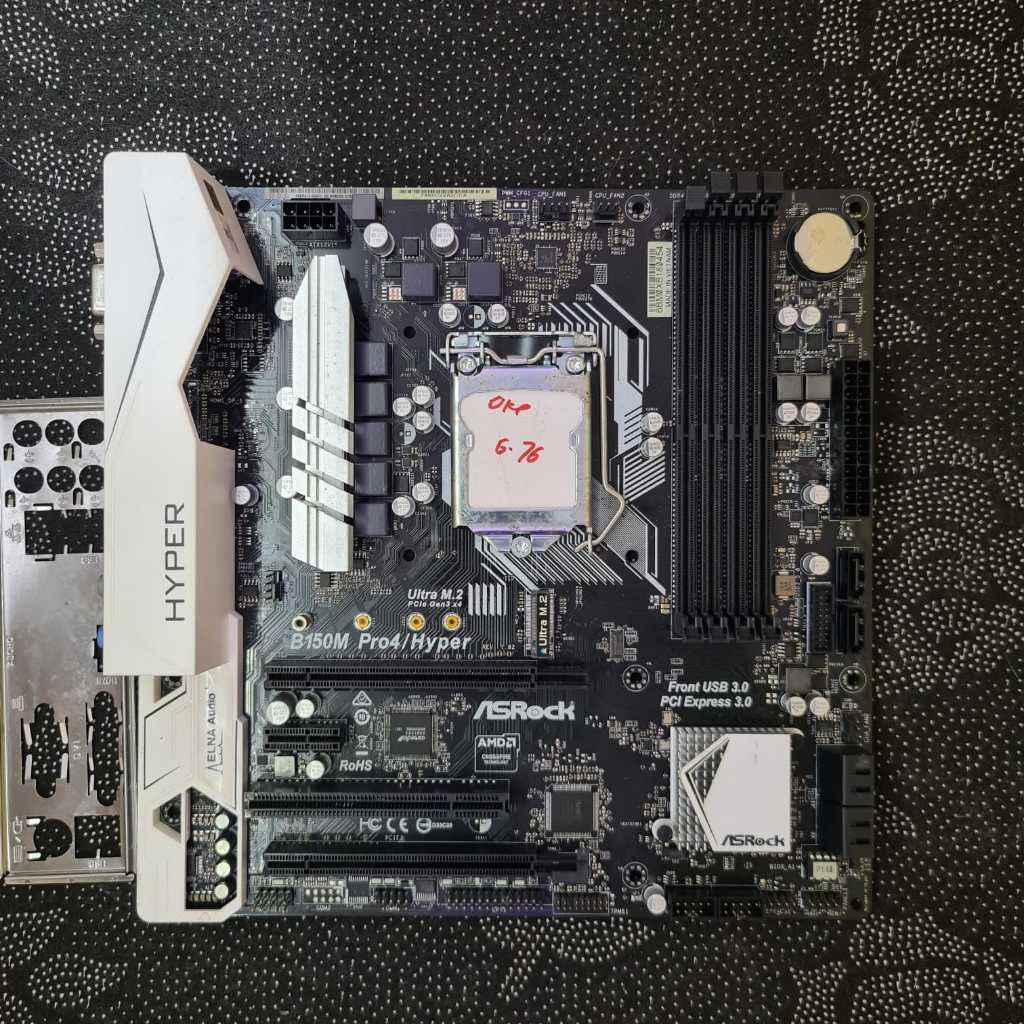 Mainboard Socket 1151 4slot Memori , B150 Merk Gigabyte Msi Asus Asrock