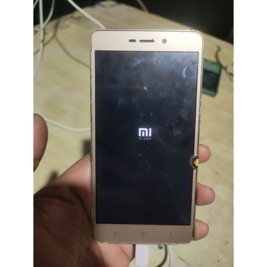 Lcd tc redmi 3s 3x original normal copotan asli nempel frame