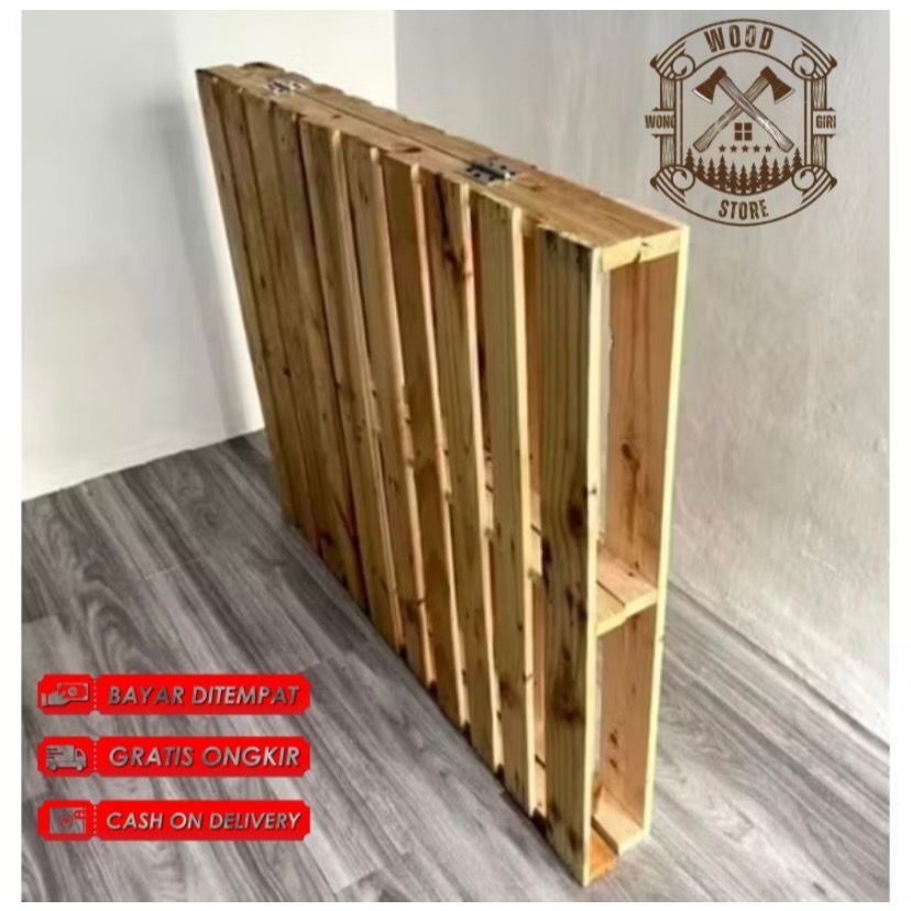 Dipan/Dipan Lipat Engsel / Dipan Kasur Kayu  / Alas Tempat Tidur / Tatakan Kasur / Dipan Tempat Tidu