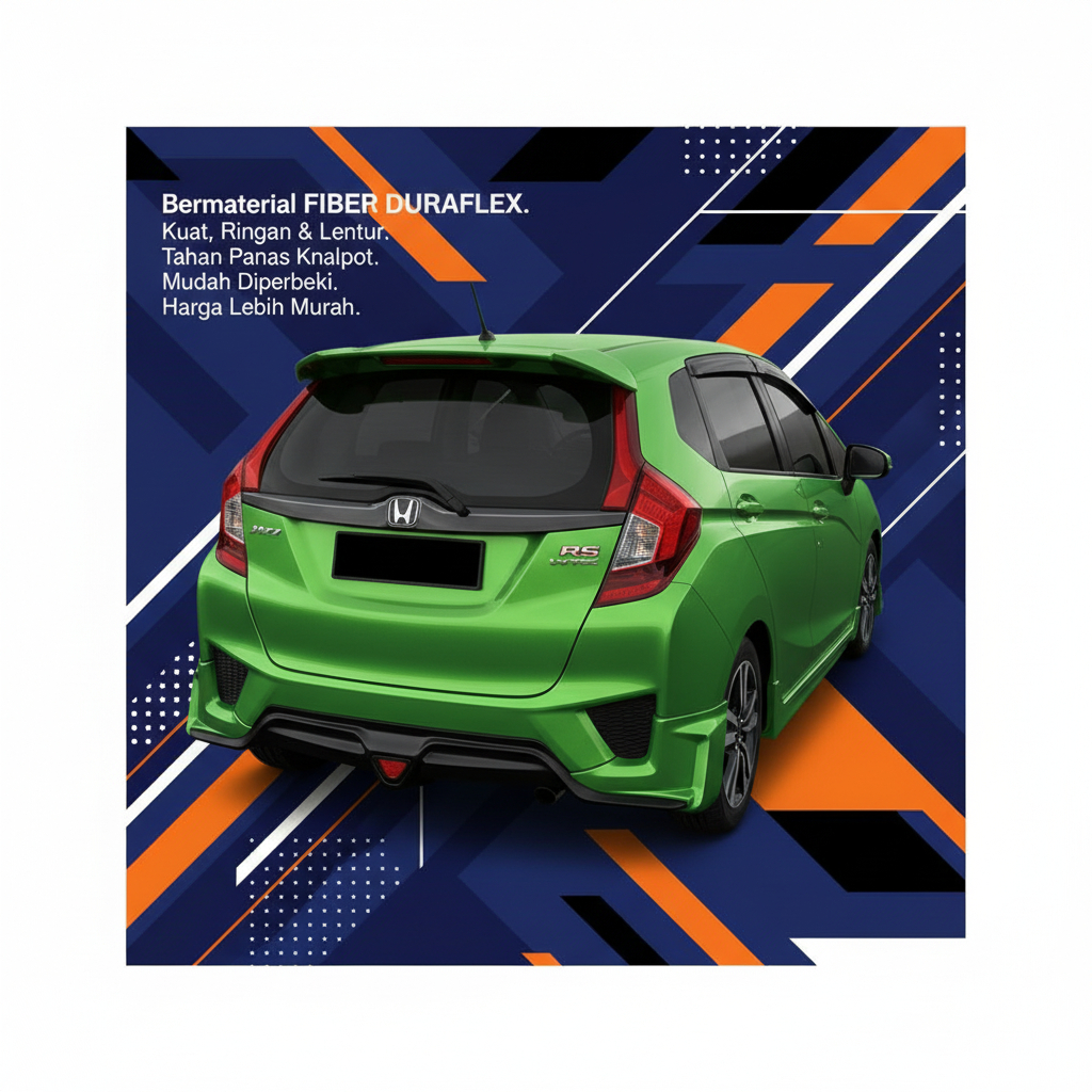 bodykit honda jazz 2014-2017 mugen bodykit jazz gk5 2014 2015 2016 2017