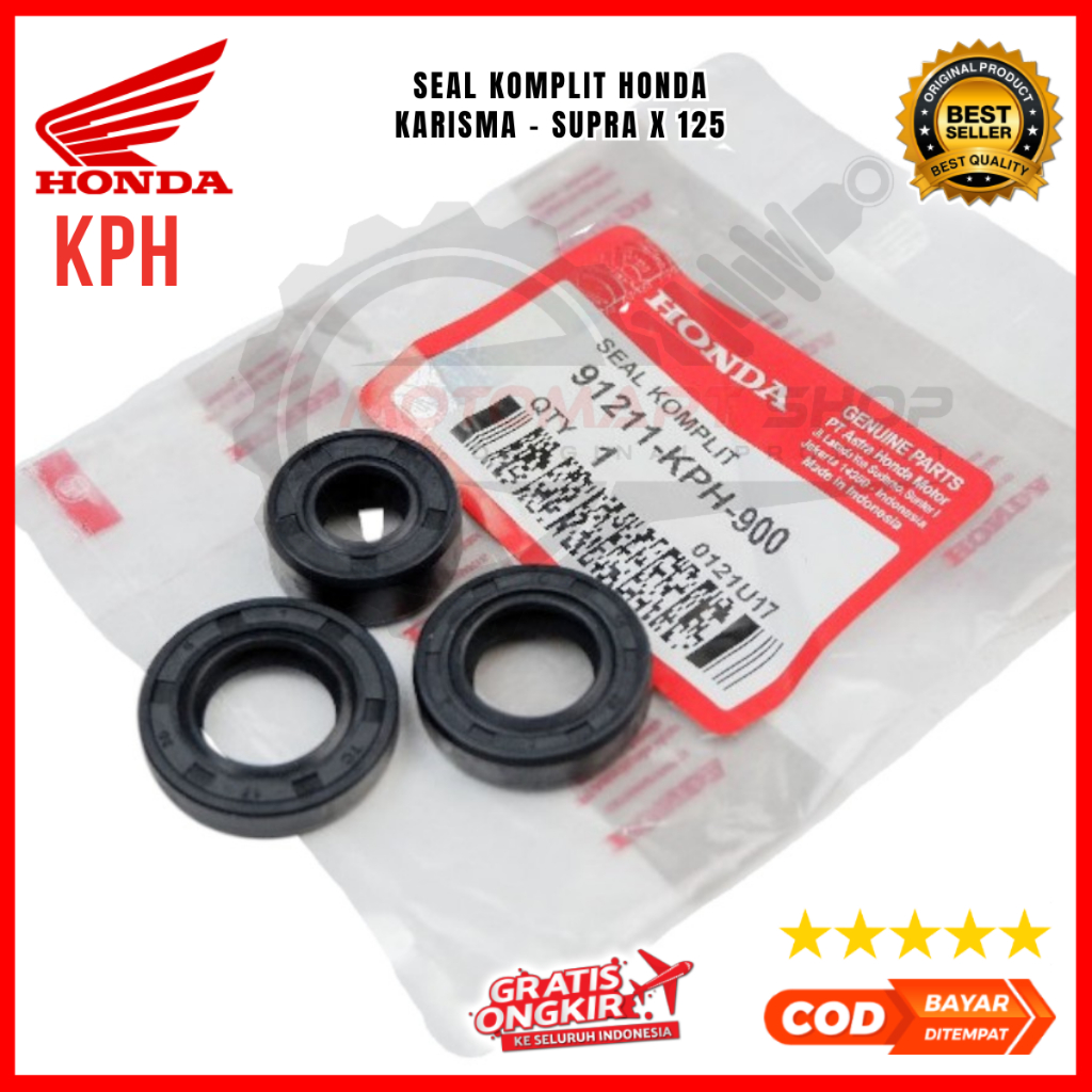 Paket Seal Komplit Supra X 125 Karisma Seal Gear Overan Selah Engkol - KPH