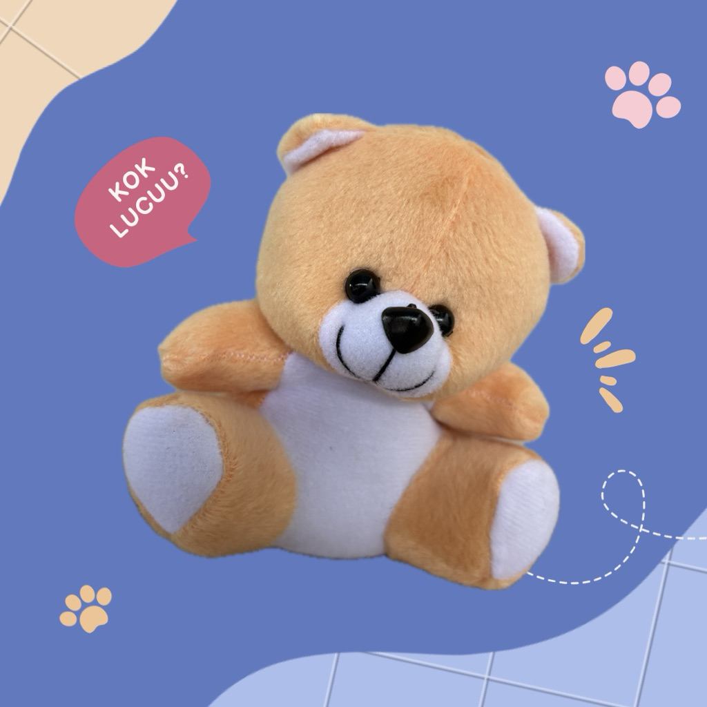 Boneka Beruang Lucu Mini Lembut