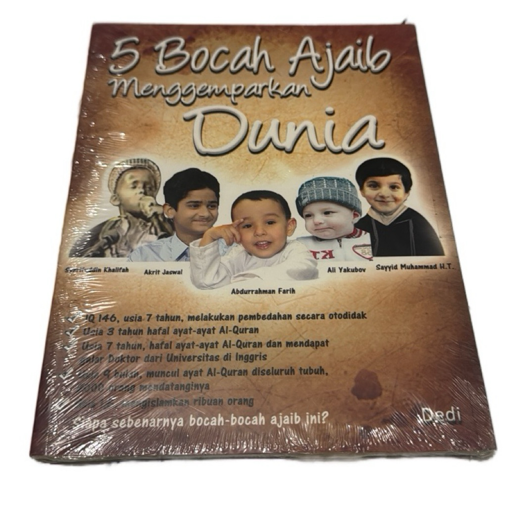 buku 5 bocah ajaib menggemparkan dunia