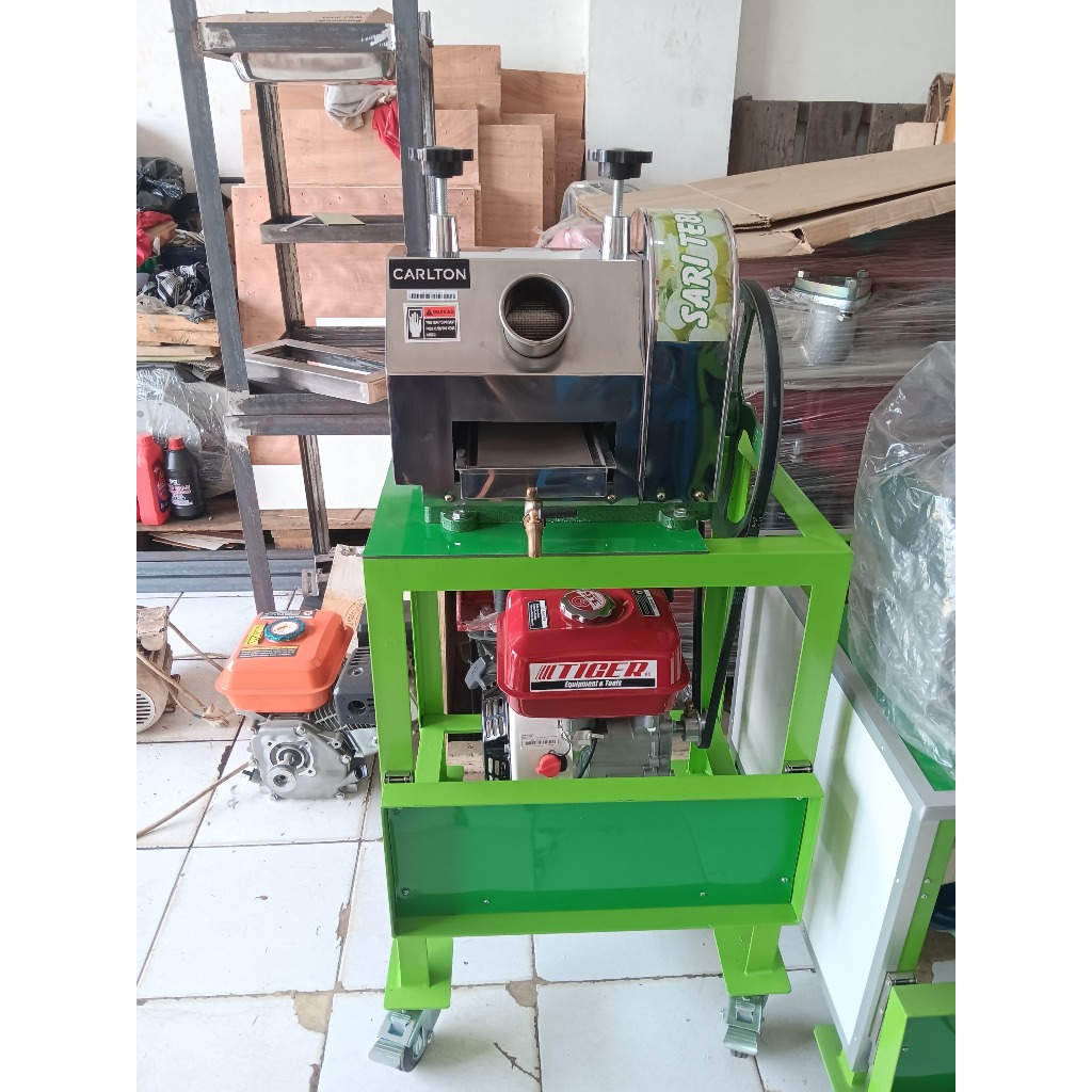 Gilingan tebu dilengkapi mesin penggerak