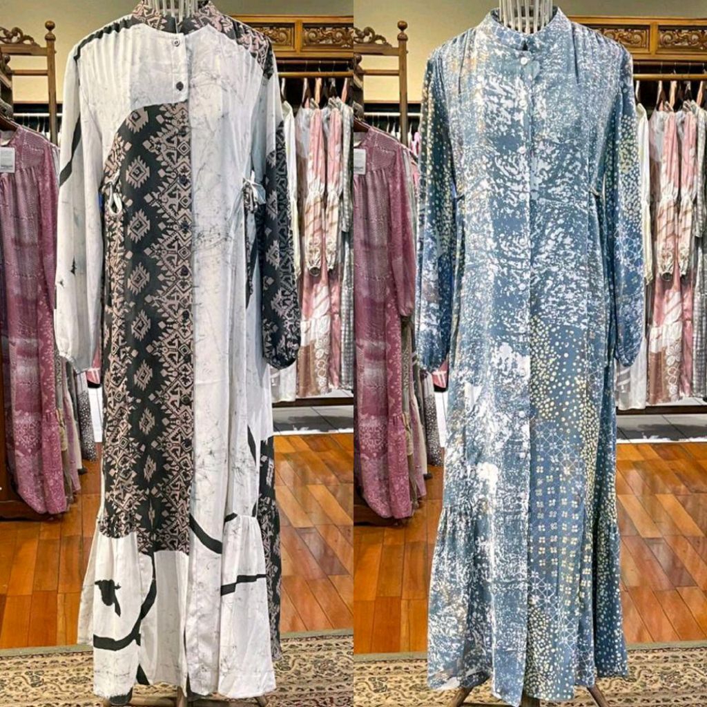 Fero Dress Ceruti by Dian Pelangi LIMITED EDITION Busana Muslim Baju Maxi Gamis Abaya Kaftan Gaun Ou