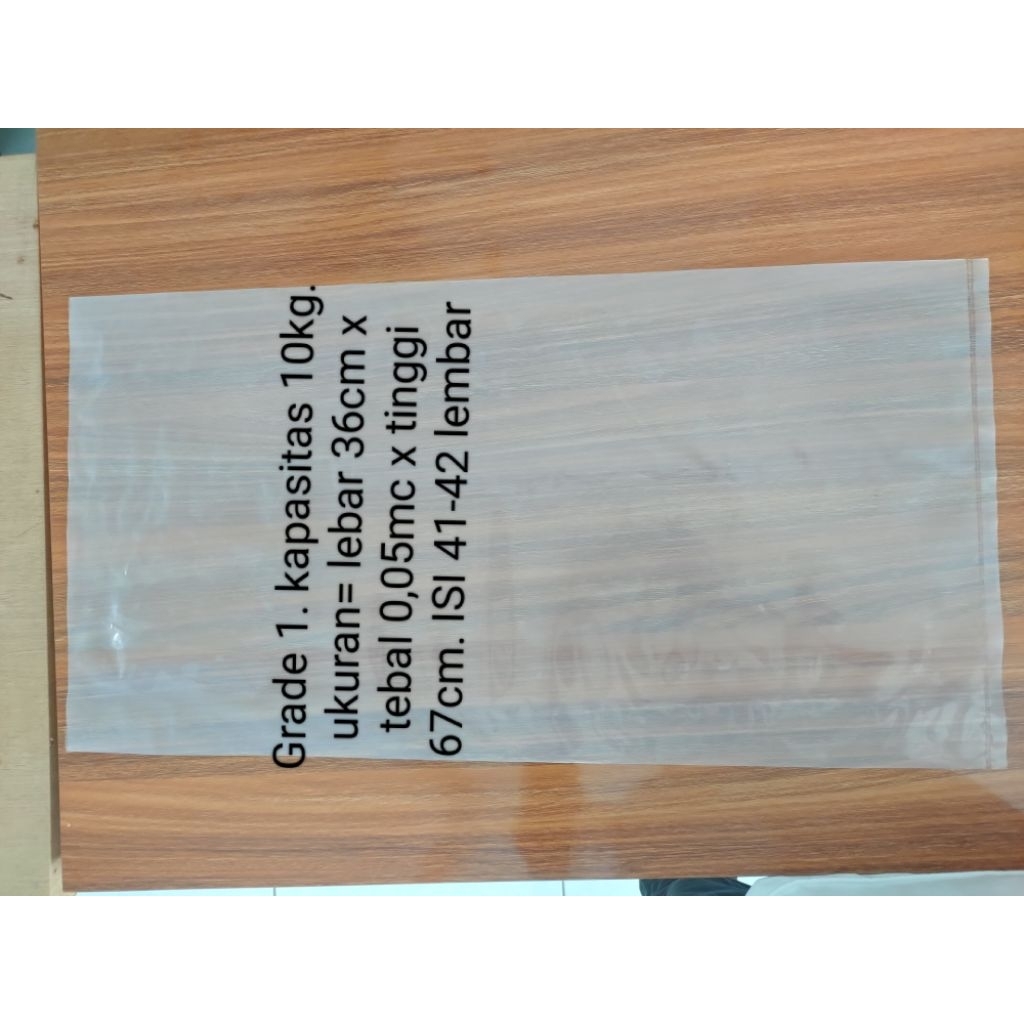 PLASTIK ES KRISTAL GRADE 1
