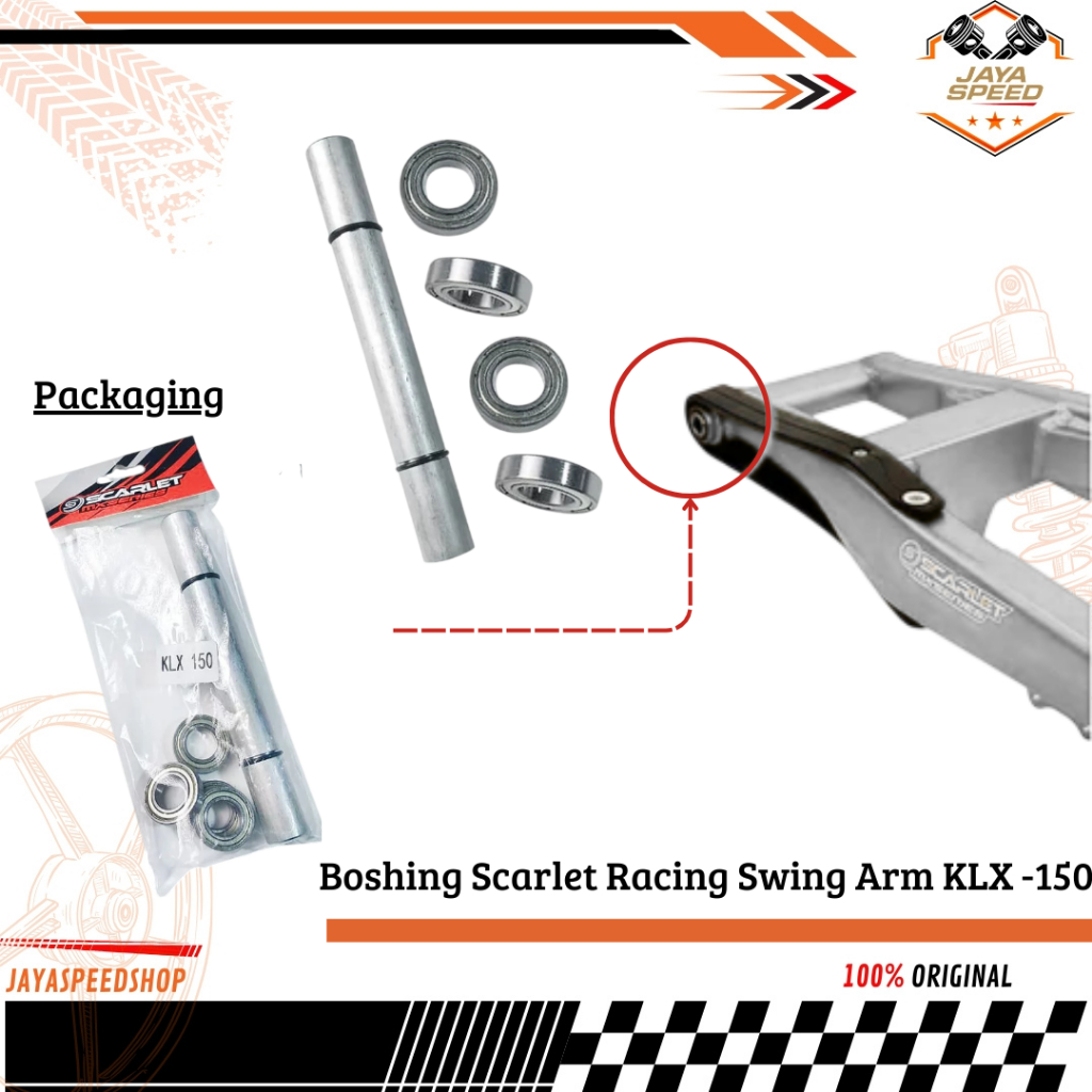 " Scarlet Racing " Boshing Swing Arm KLX‑150 Bosh KLX