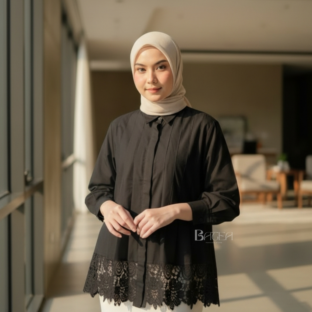 Jema Basic Blouse Atasan Wanita Katun Toyobo Premium