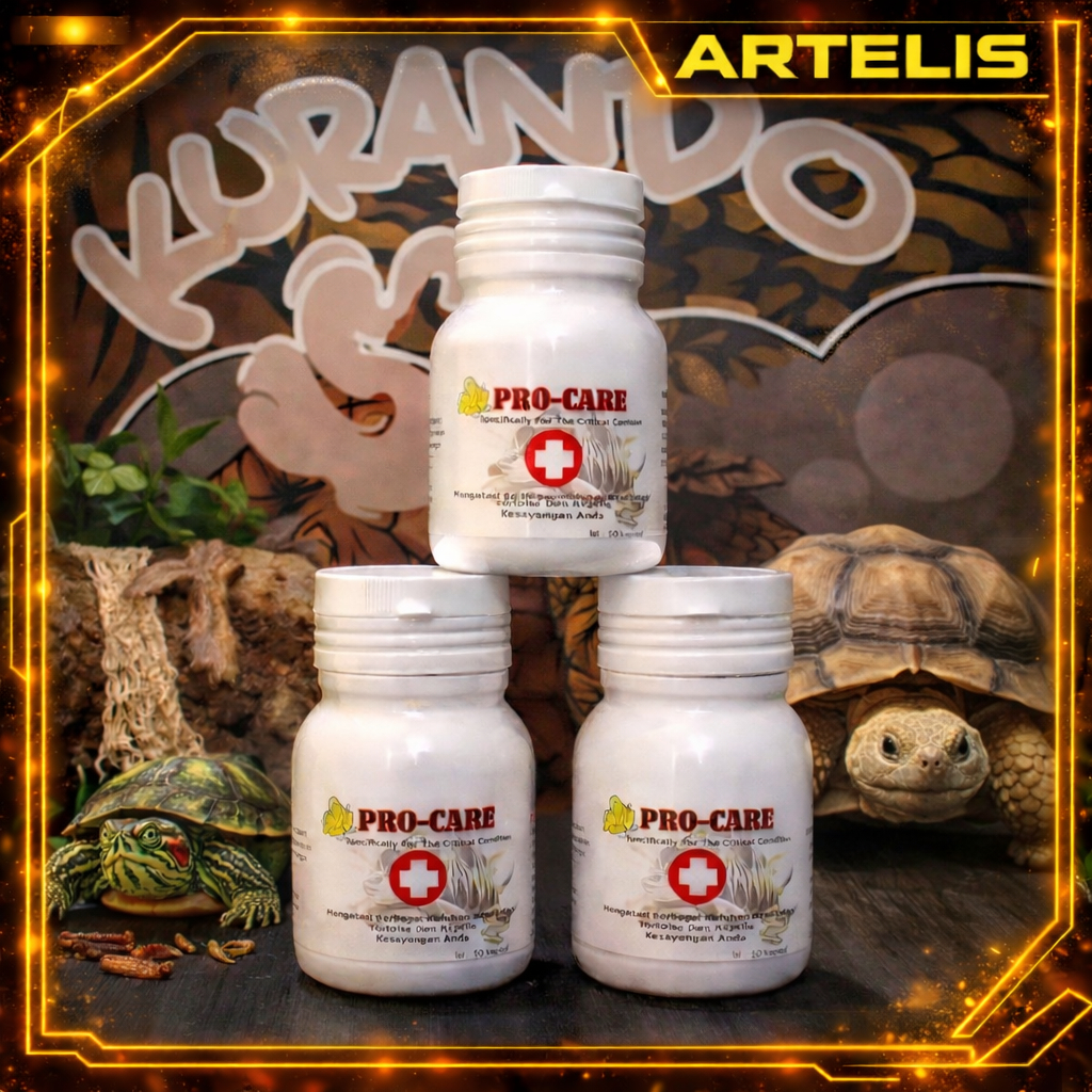 ARTELIS JKK ProCare Ecer Pro Care JKK Obat Flu Pneumonia Reptil Torto