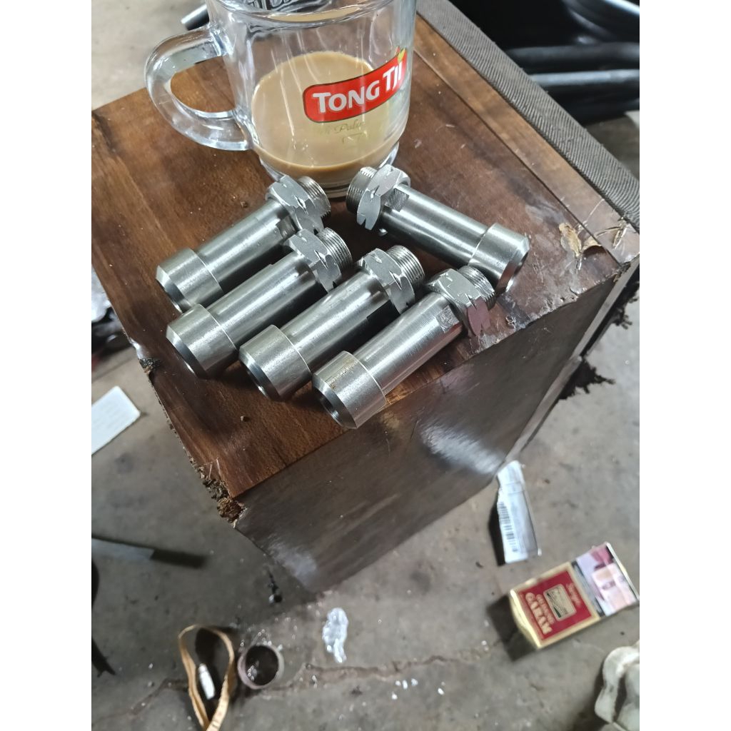Bosh bos gear gir belakang collar rxking 1 set mur bosh collar stainless cnc nap gear rxking bos nap