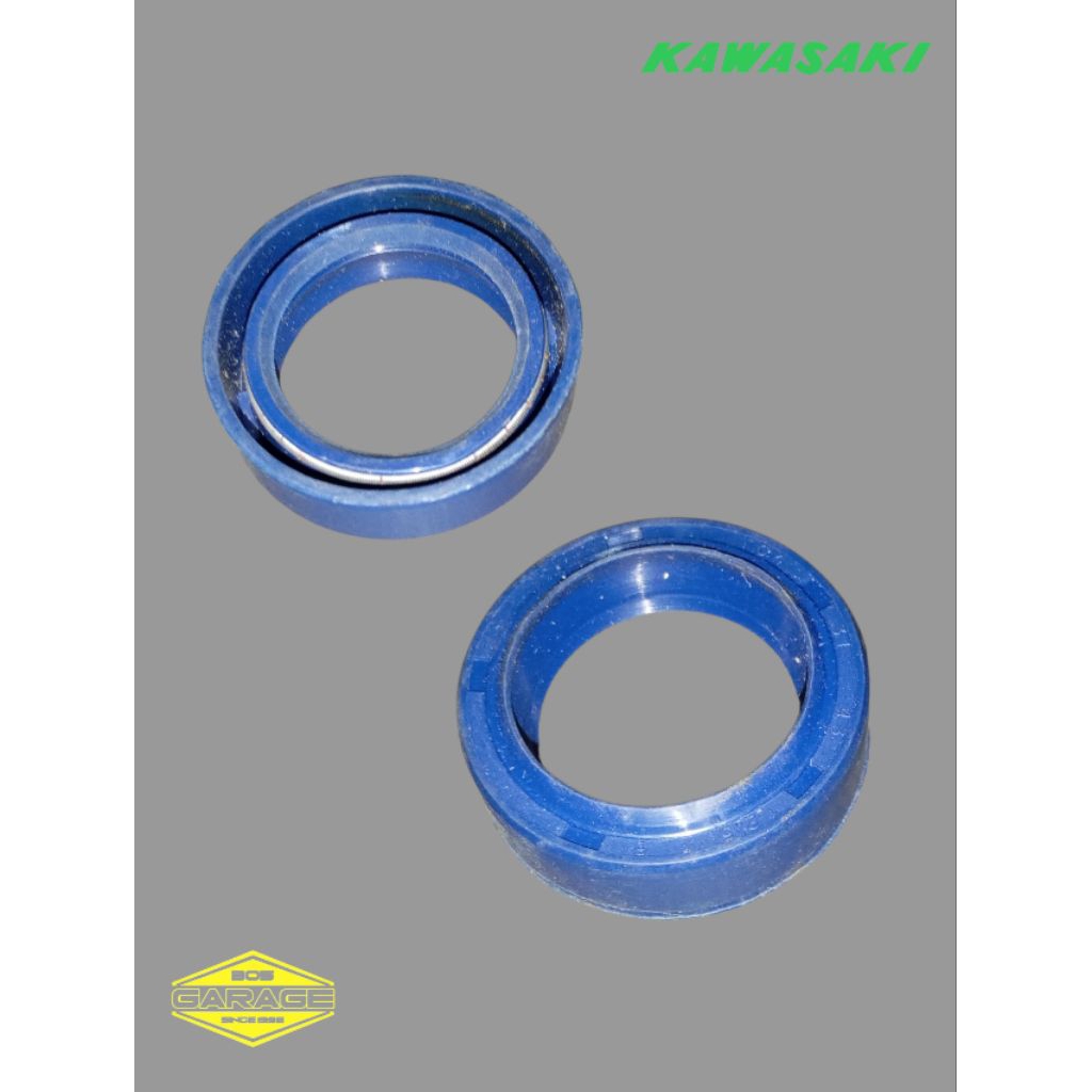 seal sil as shock shockbreaker shock breaker depan Kawasaki KE125 KE 125 nos kondisi baru stok lama 