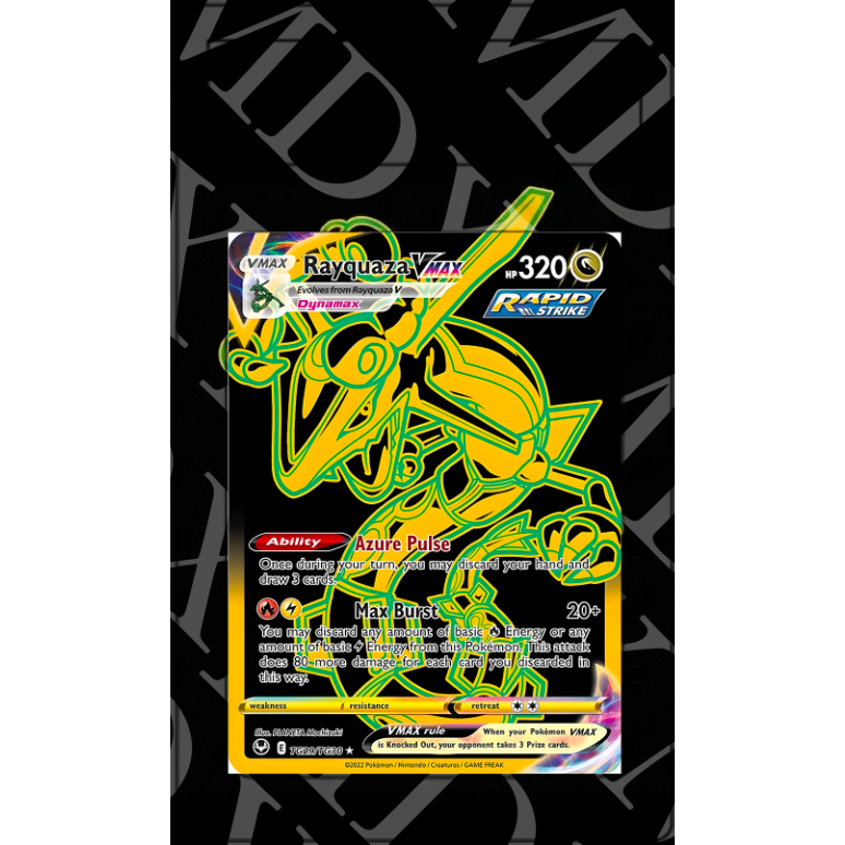 Rayquaza VMAX #TG29 Pokemon Silver Tempest (Extended Art)
